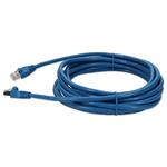 Picture of 30ft RJ-45 (Male) to RJ-45 (Male) Cat6A Shielded Straight Blue STP Copper PVC Patch Cable