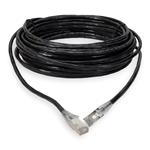 Picture of 30ft RJ-45 (Male) to RJ-45 (Male) Cat6A Shielded Straight Black STP Copper PVC Patch Cable