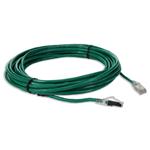 Picture of 30ft RJ-45 (Male) to RJ-45 (Male) Cat6A Shielded Straight Green STP Copper PVC Patch Cable