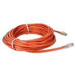 Picture of 30ft RJ-45 (Male) to RJ-45 (Male) Cat6A Shielded Straight Orange STP Copper PVC Patch Cable