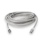 Picture of 30ft RJ-45 (Male) to RJ-45 (Male) Cat6A Shielded Straight White STP Copper PVC Patch Cable