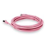 Picture of 30ft RJ-45 (Male) to RJ-45 (Male) Shielded Straight Pink Cat6 STP PVC Copper Patch Cable