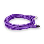 Picture of 30ft RJ-45 (Male) to RJ-45 (Male) Cat6 Shielded Straight Violet STP Copper PVC Patch Cable
