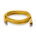 Picture of 30ft RJ-45 (Male) to RJ-45 (Male) Cat6 Shielded Straight Yellow STP Copper PVC Patch Cable
