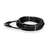 Picture of 30ft RJ-45 (Male) to RJ-45 (Male) Cat6 Straight Non-Booted, Non-Snagless Black UTP Copper PVC Patch Cable