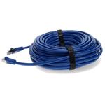 Picture of 30ft RJ-45 (Male) to RJ-45 (Male) Cat7 Straight Blue S/FTP Copper PVC Patch Cable