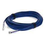 Picture of 30ft RJ-45 (Male) to RJ-45 (Male) Cat6 Straight Blue Slim UTP Copper PVC Patch Cable