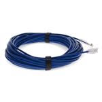 Picture of 30ft RJ-45 (Male) to RJ-45 (Male) Cat6 Straight Blue Slim UTP Copper PVC Patch Cable