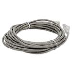 Picture of 30ft RJ-45 (Male) to RJ-45 (Male) Cat6 Straight Gray Slim UTP Copper PVC Patch Cable