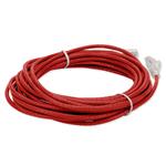 Picture of 30ft RJ-45 (Male) to RJ-45 (Male) Cat6 Straight Red Slim UTP Copper PVC Patch Cable
