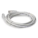 Picture of 30ft RJ-45 (Male) to RJ-45 (Male) Cat6 Straight White Slim UTP Copper PVC Patch Cable