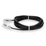 Picture of 30ft RJ-45 (Male) to RJ-45 (Male) Cat6A Straight Black Slim UTP Copper PVC Patch Cable