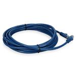 Picture of 33ft RJ-45 (Male) to RJ-45 (Male) Cat5e Straight Blue UTP Copper PVC Patch Cable