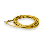 Picture of 33ft RJ-45 (Male) to RJ-45 (Male) Cat5e Straight Yellow UTP Copper PVC Patch Cable