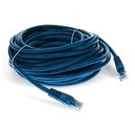 Picture of 33ft RJ-45 (Male) to RJ-45 (Male) Cat6 Straight Blue UTP Copper PVC Patch Cable