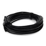 Picture of 33ft RJ-45 (Male) to RJ-45 (Male) Cat6 Straight Black UTP Copper PVC Patch Cable