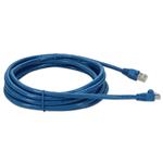 Picture of 33ft RJ-45 (Male) to RJ-45 (Male) Cat6A Shielded Straight Blue STP Copper PVC Patch Cable