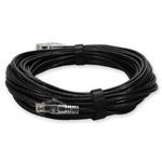 Picture of 33ft RJ-45 (Male) to RJ-45 (Male) Black Slim Cat6A Microboot, Snagless UTP PVC Copper Patch Cable