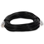 Picture of 33ft RJ-45 (Male) to RJ-45 (Male) Black Slim Cat6A Microboot, Snagless UTP PVC Copper Patch Cable