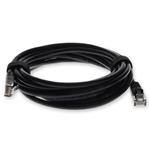 Picture of 35ft RJ-45 (Male) to RJ-45 (Male) Straight Black Cat5e UTP PVC Copper Patch Cable