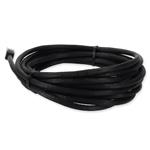 Picture of 35ft RJ-45 (Male) to RJ-45 (Male) Cat6A Straight Black UTP Copper PVC Patch Cable