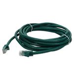 Picture of 35ft RJ-45 (Male) to RJ-45 (Male) Cat6A Straight Green UTP Copper PVC Patch Cable