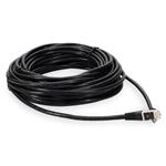 Picture of 35ft RJ-45 (Male) to RJ-45 (Male) Cat6 Shielded Straight Black STP Copper PVC Patch Cable