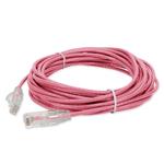 Picture of 35ft RJ-45 (Male) to RJ-45 (Male) Straight Pink Cat6 UTP Slim PVC Copper Patch Cable