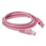 Picture of 3ft RJ-45 (Male) to RJ-45 (Male) Cat6 Straight Pink UTP Copper PVC Patch Cable