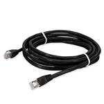 Picture of 3ft RJ-45 (Male) to RJ-45 (Male) Black Cat6 Straight STP PVC Copper Patch Cable