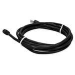 Picture of 3ft RJ-45 (Male) to RJ-45 (Male) Black Cat6 Straight STP PVC Copper Patch Cable