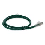 Picture of 3ft RJ-45 (Male) to RJ-45 (Male) Shielded Straight Green Cat6 STP Copper PVC TAA Compliant Patch Cable