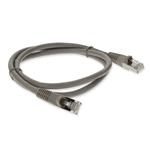 Picture of 3ft RJ-45 (Male) to RJ-45 (Male) Cat6 Shielded Straight Gray STP Copper PVC Patch Cable