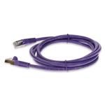 Picture of 3ft RJ-45 (Male) to RJ-45 (Male) Cat6 Shielded Straight Purple STP Copper PVC Patch Cable