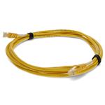 Picture of 3ft RJ-45 (Male) to RJ-45 (Male) Shielded Straight Yellow Cat6 STP Copper PVC TAA Compliant Patch Cable