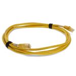 Picture of 3ft RJ-45 (Male) to RJ-45 (Male) Shielded Straight Yellow Cat6 STP Copper PVC TAA Compliant Patch Cable