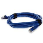 Picture of 3ft RJ-45 (Male) to RJ-45 (Male) Cat7 Straight Blue S/FTP Copper PVC Patch Cable