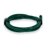 Picture of 3ft RJ-45 (Male) to RJ-45 (Male) Cat7 Straight Microboot, Snagless Green STP Copper PVC Patch Cable