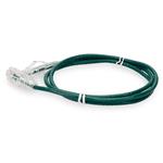 Picture of 3ft RJ-45 (Male) to RJ-45 (Male) Cat6 Straight Green Slim UTP Copper PVC Patch Cable