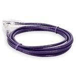 Picture of 3ft RJ-45 (Male) to RJ-45 (Male) Cat6 Straight Purple Slim UTP Copper PVC Patch Cable