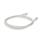 Picture of 3ft RJ-45 (Male) to RJ-45 (Male) Cat6 Straight White Slim UTP Copper PVC Patch Cable