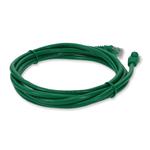 Picture of 3m RJ-45 (Male) to RJ-45 (Male) Cat5e Straight Booted, Snagless Green UTP Copper PVC Patch Cable