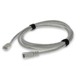Picture of 3m RJ-45 (Male) to RJ-45 (Male) Cat5e Straight Booted, Snagless White UTP Copper PVC Patch Cable