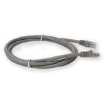 Picture of 3m RJ-45 (Male) to RJ-45 (Male) Cat6 Straight Booted, Snagless Gray UTP Copper PVC Patch Cable