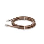 Picture of 3m RJ-45 (Male) to RJ-45 (Male) Cat6A Straight Booted, Snagless Brown UTP Copper PVC Patch Cable