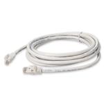 Picture of 3m RJ-45 (Male) to RJ-45 (Male) Cat6A Straight Booted, Snagless White UTP Copper PVC Patch Cable