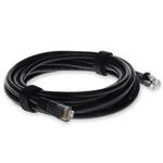 Picture of 40ft RJ-45 (Male) to RJ-45 (Male) Straight Black Cat5e UTP PVC Copper Patch Cable