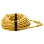 Picture of 40ft RJ-45 (Male) to RJ-45 (Male) Straight Yellow Cat6A UTP PVC Copper Patch Cable