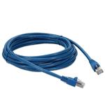 Picture of 40ft RJ-45 (Male) to RJ-45 (Male) Cat6A Shielded Straight Blue STP Copper PVC Patch Cable