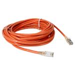Picture of 40ft RJ-45 (Male) to RJ-45 (Male) Cat6A Shielded Straight Orange STP Copper PVC Patch Cable